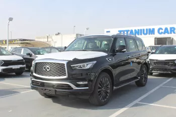 INFINITI QX80 5.6L V8 PETROL 4WD 2024 MODEL YEAR BLACK