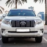 Toyota Prado GXR V4 2022 Model Year White Color - Thumbnail 3