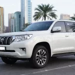 Toyota Prado GXR V4 2022 Model Year White Color - Thumbnail 4