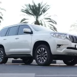 Toyota Prado GXR V4 2022 Model Year White Color - Thumbnail 5