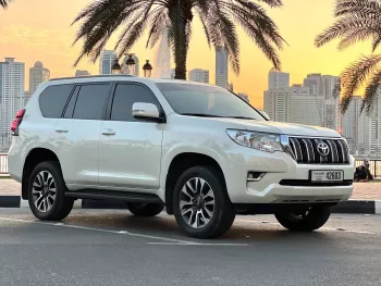 Toyota Prado GXR V4 2022 Model Year White Color