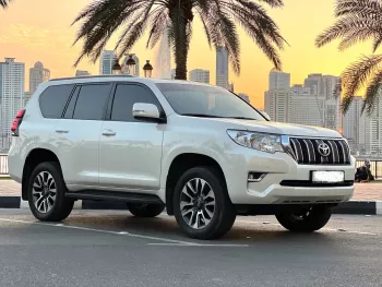 Toyota Prado GXR V4 2022 Model Year White Color