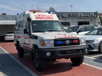 TOYOTA LAND CRUISER LC78 AMBULANCE 2023 MODEL YEAR 4.2L DIESEL  6 CYLINDER M/T