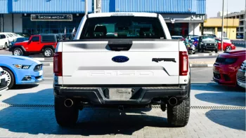 Ford F-150 Raptor Twin Turbo 2019 Model Year White Color