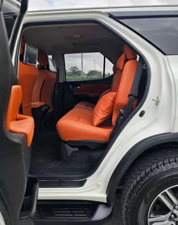 TOYOTA FORTUNER EX.R 2.7L PETROL 4WD 2021 MODEL YEAR WHITE