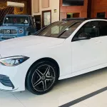 Mercedes-Benz C Class C 300e 2022 Model Year White Color  - Thumbnail 3