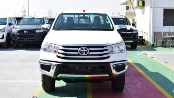 Toyota Hilux 2.4 Diesel Engine 2023 Model Year Basic Option White Exterior Black Interior