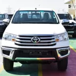 Toyota Hilux 2.4 Diesel Engine 2023 Model Year Basic Option White Exterior Black Interior - Thumbnail 1