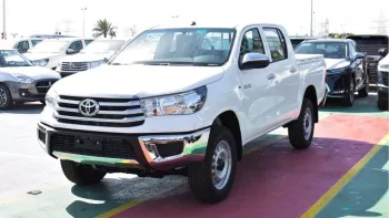 Toyota Hilux 2.4 Diesel Engine 2023 Model Year Basic Option White Exterior Black Interior