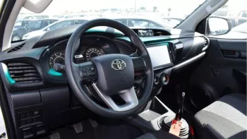 Toyota Hilux 2.4 Diesel Engine 2023 Model Year Basic Option White Exterior Black Interior