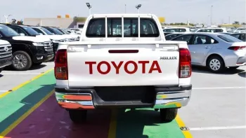 Toyota Hilux 2.4 Diesel Engine 2023 Model Year Basic Option White Exterior Black Interior