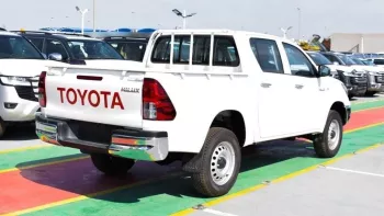 Toyota Hilux 2.4 Diesel Engine 2023 Model Year Basic Option White Exterior Black Interior