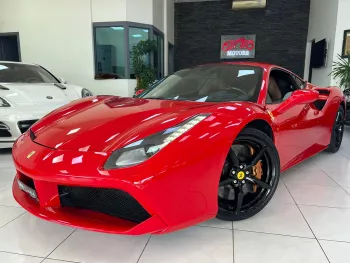 Ferrari 488 twin-turbocharged 3.9-liter V-8 2018 Model Year