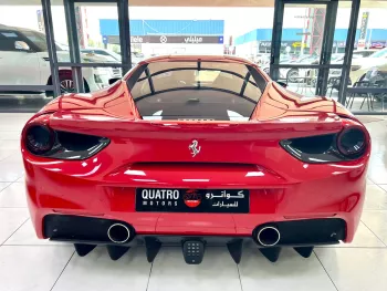 Ferrari 488 twin-turbocharged 3.9-liter V-8 2018 Model Year