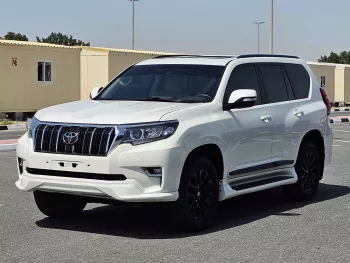 TOYOTA PRADO VXR FULL OPTION 4.0L V6 4WD WHITE 2022 MODEL YEAR 