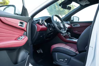 MG HS 4X4 2.0T Trophy 2023 Model Year White inside Red