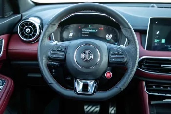 MG HS 4X4 2.0T Trophy 2023 Model Year White inside Red