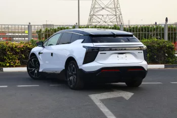 HIPHI X Chuangyuan 2023 Model Year SUV EV White inside Black