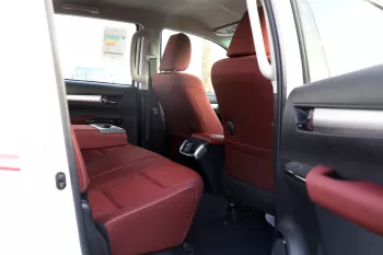Toyota Hilux 2023 Model Year 4x4 DC 2.8 D MT SR5 White inside Maroon