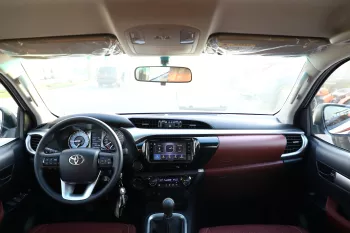 Toyota Hilux 2023 Model Year 4x4 DC 2.8 D MT SR5 White inside Maroon