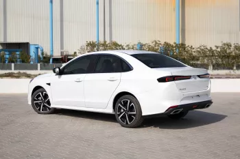 Kaiyi E5 Limited 2024 Model Year 1.5 Sedan White inside Black & Grey
