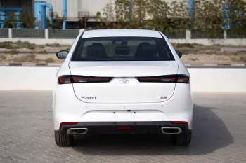 Kaiyi E5 Limited 2024 Model Year 1.5 Sedan White inside Black & Grey