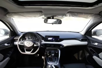 Kaiyi E5 Limited 2024 Model Year 1.5 Sedan White inside Black & Grey