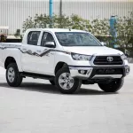 2024 Toyota Hilux 2.4L DC WB 4X4 - Super White inside Red - Thumbnail 2