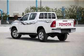 2024 Toyota Hilux 2.4L DC WB 4X4 - Super White inside Red