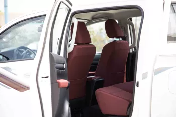 2024 Toyota Hilux 2.4L DC WB 4X4 - Super White inside Red