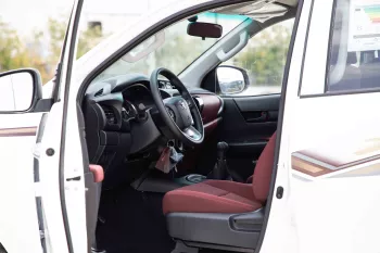 2024 Toyota Hilux 2.4L DC WB 4X4 - Super White inside Red