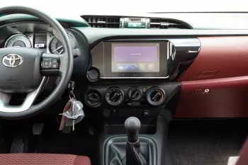 2024 Toyota Hilux 2.4L DC WB 4X4 - Super White inside Red