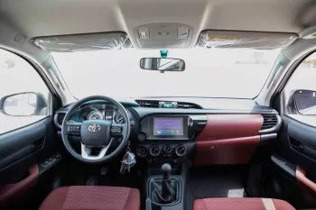 2024 Toyota Hilux 2.4L DC WB 4X4 - Super White inside Red