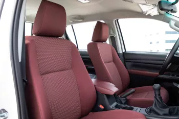 2024 Toyota Hilux 2.4L DC WB 4X4 - Super White inside Red