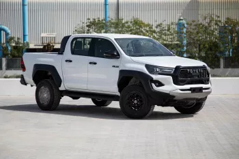 2024 Toyota Hilux 4x4 DC 2.8 GR-S - Platinum White Pearl inside GRS