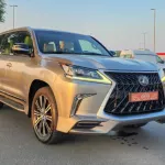 LEXUS LX 570 SPORT PLATINUM SIGNATURE KIT GCC SPECS 2017 MODEL SILVER COLOUR - Thumbnail 1