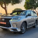 LEXUS LX 570 SPORT PLATINUM SIGNATURE KIT GCC SPECS 2017 MODEL SILVER COLOUR - Thumbnail 19