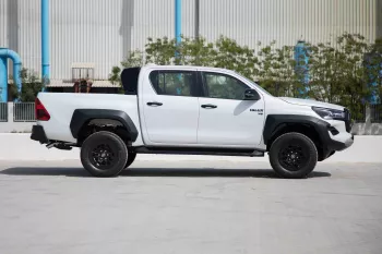2024 Toyota Hilux 4.0 GR-Sport Automatic - White Pearl inside Black