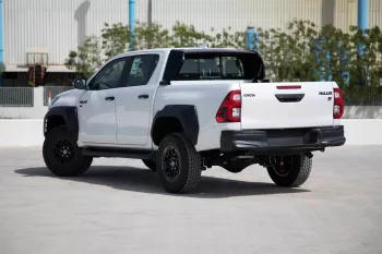 2024 Toyota Hilux 4.0 GR-Sport Automatic - White Pearl inside Black