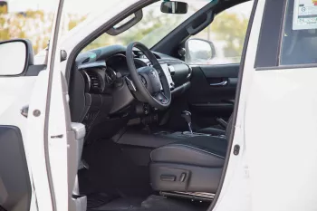 2024 Toyota Hilux 4.0 GR-Sport Automatic - White Pearl inside Black