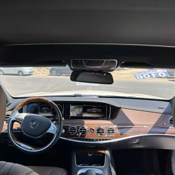 MERCEDES-BENZ S CLASS S550 SEDAN WHITE 2014 4.7 L V8 BI-TURBO