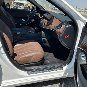 MERCEDES-BENZ S CLASS S550 SEDAN WHITE 2014 4.7 L V8 BI-TURBO