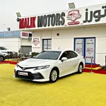 Toyota Camry 2021 Model Year GCC Specs White Color Exterior - Thumbnail 3