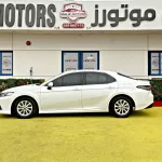Toyota Camry 2021 Model Year GCC Specs White Color Exterior - Thumbnail 5