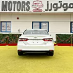 Toyota Camry 2021 Model Year GCC Specs White Color Exterior - Thumbnail 6