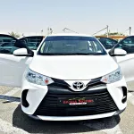 Toyota Yaris 1.6L 2021 Model Year White Color Exterior - Thumbnail 2