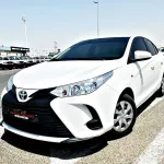 Toyota Yaris 1.6L 2021 Model Year White Color Exterior - Thumbnail 1
