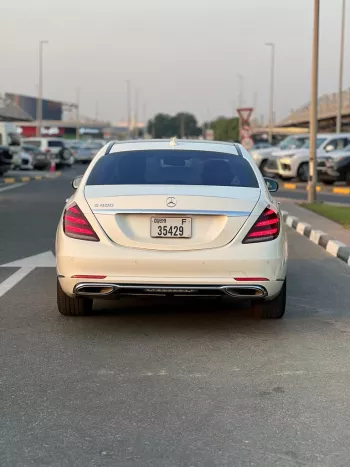 Mercedes-Benz S Class S400 2018 Model Year White Color
