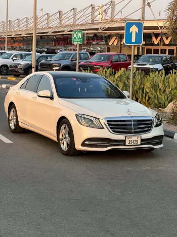 Mercedes-Benz S Class S400 2018 Model Year White Color