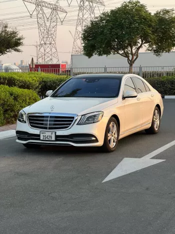 Mercedes-Benz S Class S400 2018 Model Year White Color